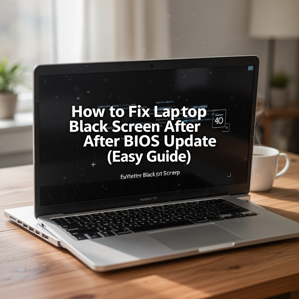 How to Fix Laptop Black Screen After BIOS Update (Easy Guide)