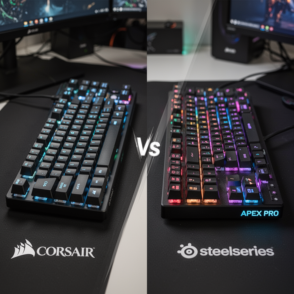 Corsair K70 vs SteelSeries Apex Pro: Which Gaming Keyboard Wins?